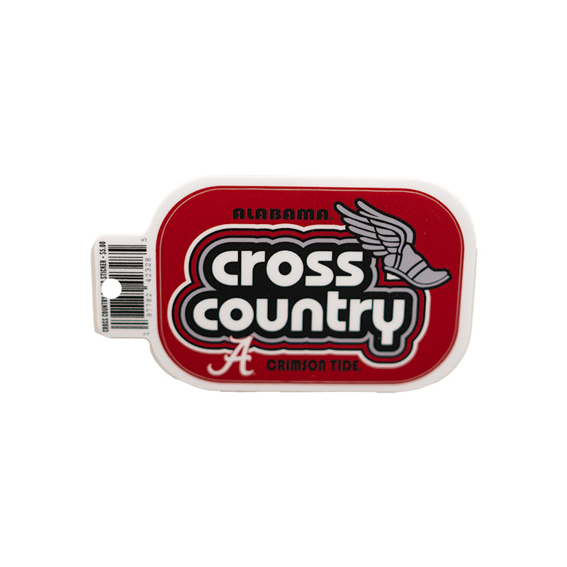    Alabama Cross Country Retro Sticker