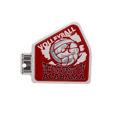    Alabama Volleyball Distress Sticker