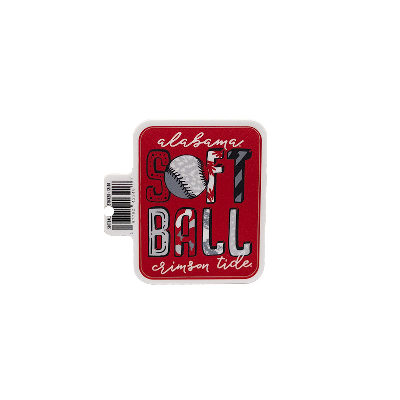    Alabama Softball Stack Sticker (SKU 13885045115)