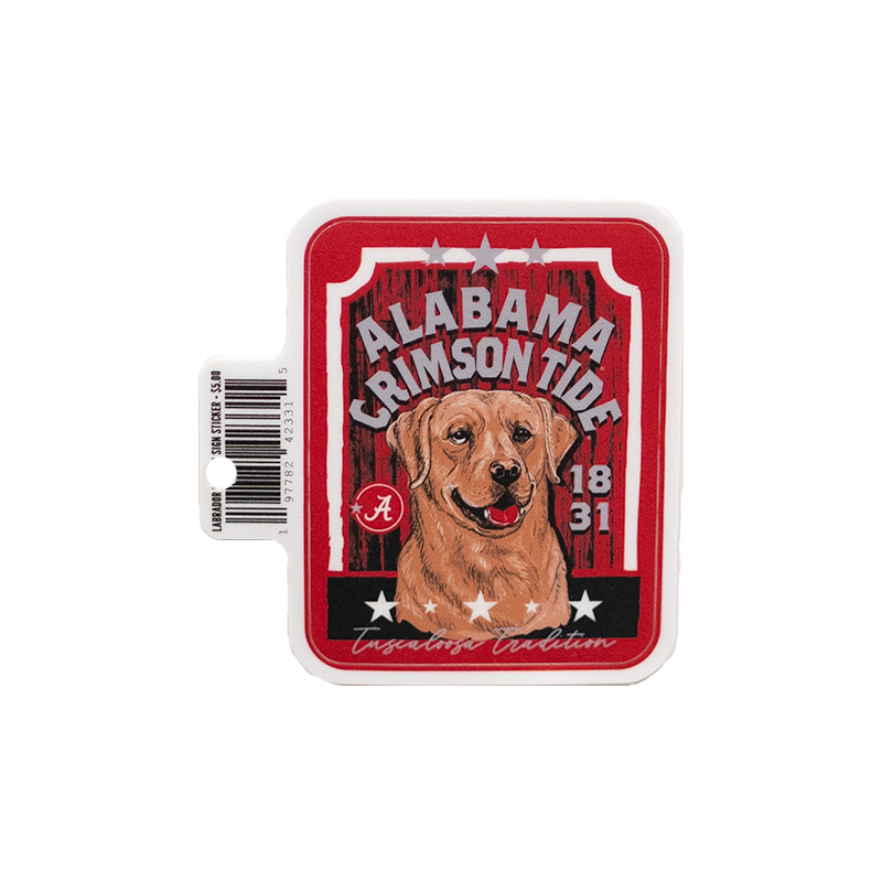    Alabama Golden Dog Sticker (SKU 13885083115)