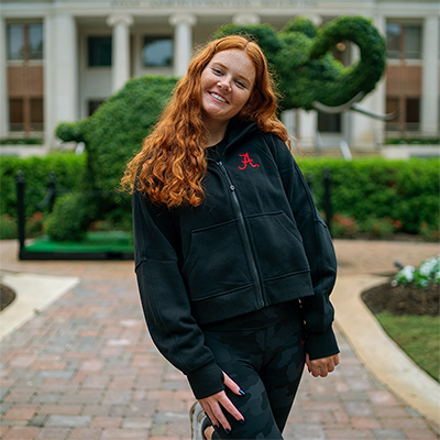ALABAMA SCRIPT A SCUBA OVERSIZED FULL ZIP