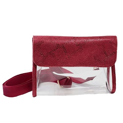 Tatum Convertible Clear Bag