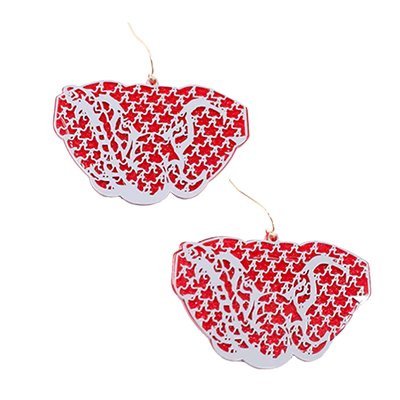 Elephant Cutout Earring