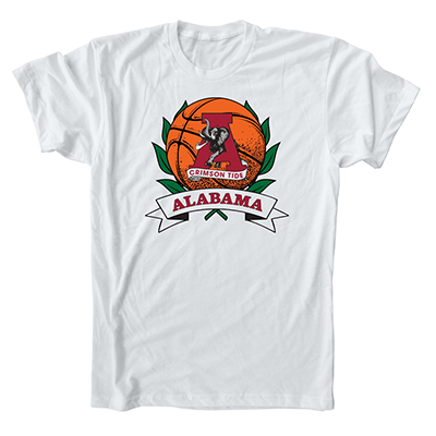 Alabama Crimson Tide Classic Ball And Banner T-Shirt