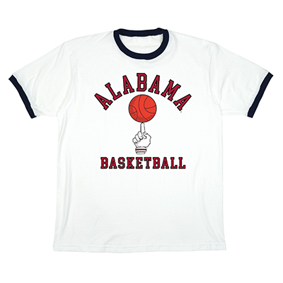 Alabama Basketball Vintage Ringer T-Shirt