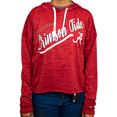 Alabama Crimson Tide Script A Marina Hooded Windshirt