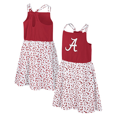 Alabama Script A Robin Floral Dress