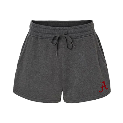 Alabama Script A Burnout Garment Wash Shorts - main view