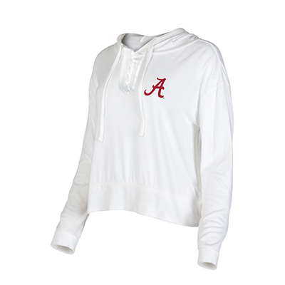 Alabama Script A Long Sleeve Hooded Pullover