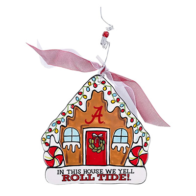 In This House We Yell Roll Tide Ornament