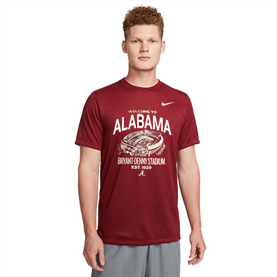 Alabama Script A Welcome To Bryant Denny Stadium T-Shirt