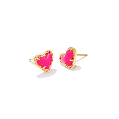 Ari Heart Stud Earrings