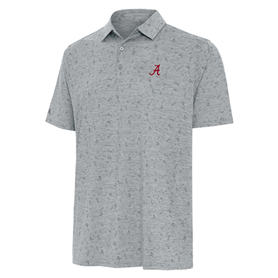 ALABAMA SCRIPT A BASKETBALL NET POLO