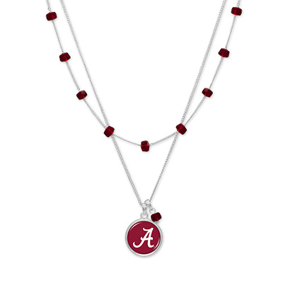 Alabama Crimson Tide Ivy Necklace With Script A