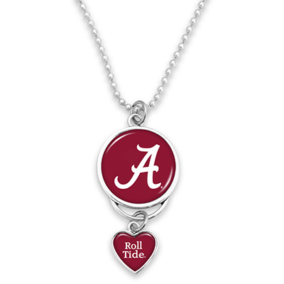 Alabama Crimson Tide Car Charm Rear View Mirror Necklace