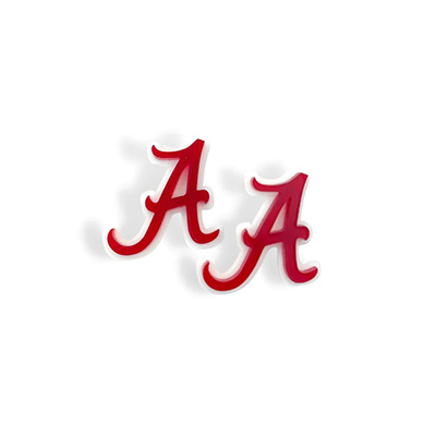 Alabama Script A Stud Earrings