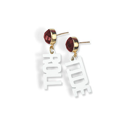 Alabama Mini Roll Tide Earrings