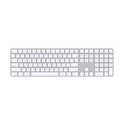 Magic Keyboard With Touch ID And Numeric Keypad - White - main view