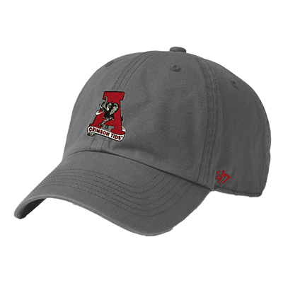 Alabama Crimson Tide Charcoal 47 Clean Up Cap