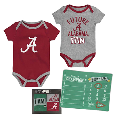 #1 Draft Pick Future Alabama Fan 2-Pc Creeper With Blanket Set