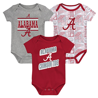 Alabama Crimson Tide 3 Pc Sunday Commics Creeper Set