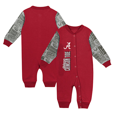 Crimson Tide Play Book Long Sleeve Coverall