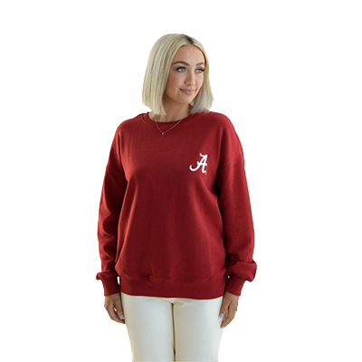 Alabama Barkley Split Oversized Crewneck