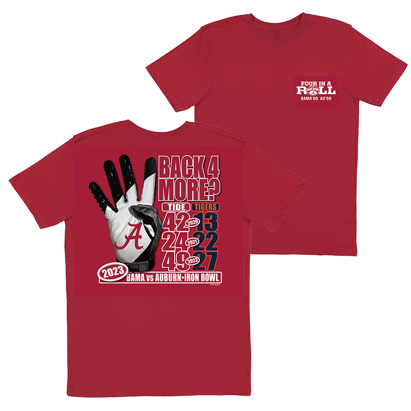 Alabama Iron Bowl TShirt 2023 University of Alabama Supply Store