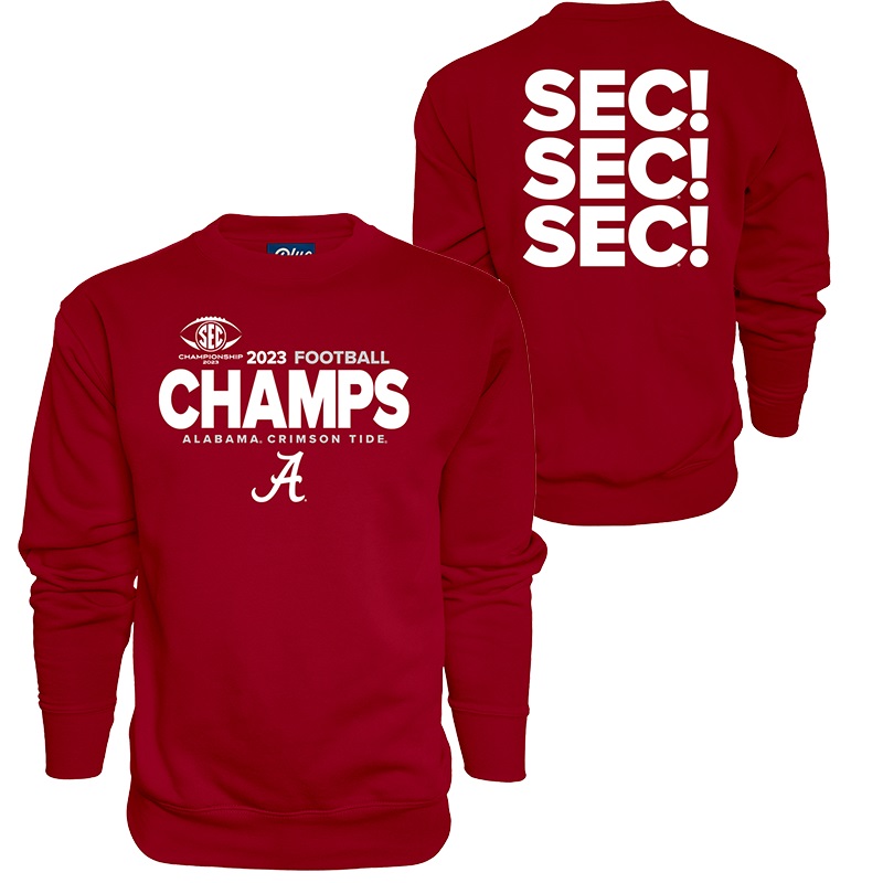 Alabama 2023 SEC Football Champs Crewneck University of Alabama