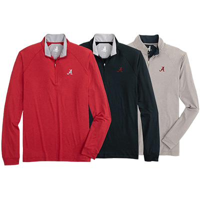 Freeborne 1/4 Zip Pullover With Alabama Script A