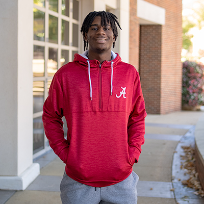 Alabama Cypher 1/2 Zip Fleece Hoodie