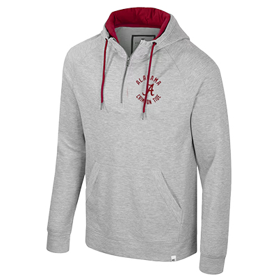 Alabama Switch Quilted 1/4 Zip Hoodie
