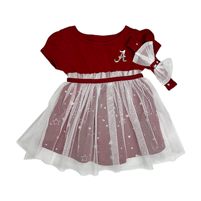 Alabama Script A Infant Star League Dress