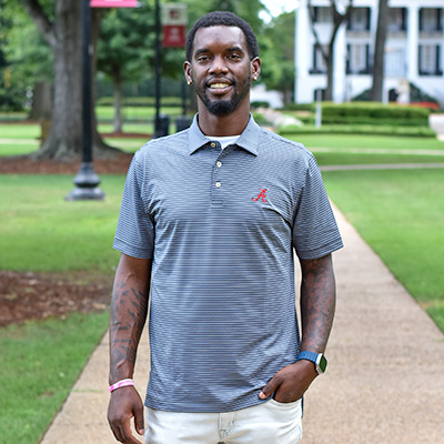 ALABAMA SCRIPT A HEMLOCK PERFORMANCE JERSEY POLO