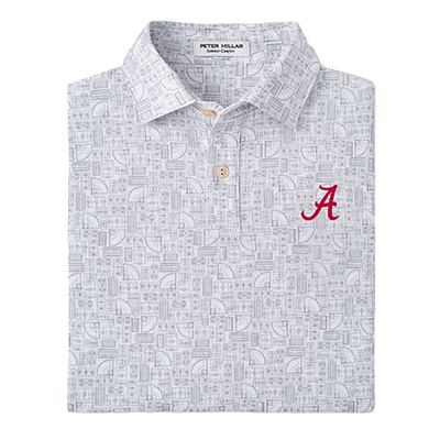 Alabama Script A Sports Fields Youth Performance Polo