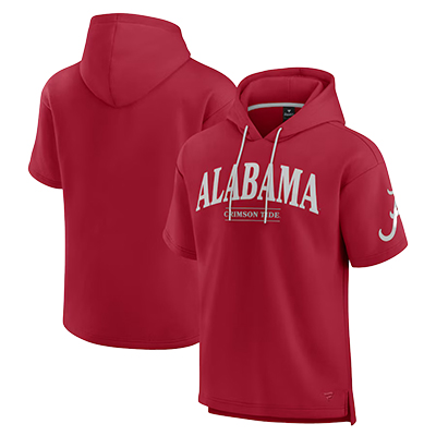 Alabama Crimson Tide Elements Short Sleeve Hoodie
