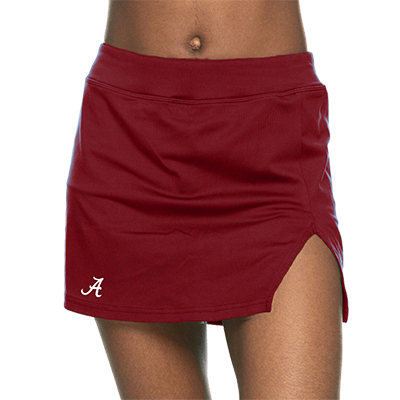 Script A Mini V-Notch Skort Built In Shorts