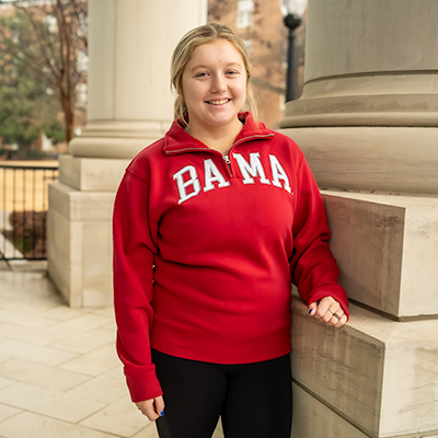 BAMA  SPORT QUARTER ZIP