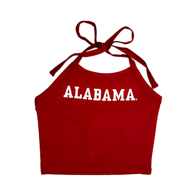ALABAMA TIE-BACK HALTER TOP