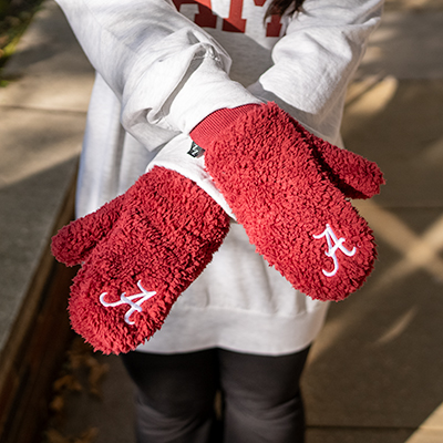 Alabama Script A Sherpa Mitten