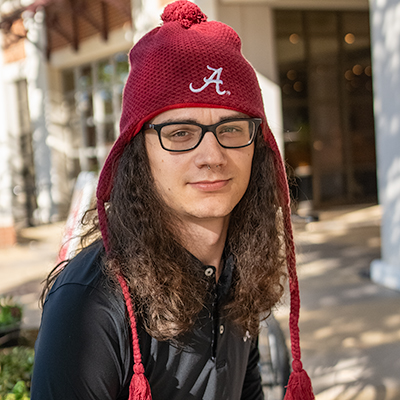Alabama Script A Knit Toboggan Hat