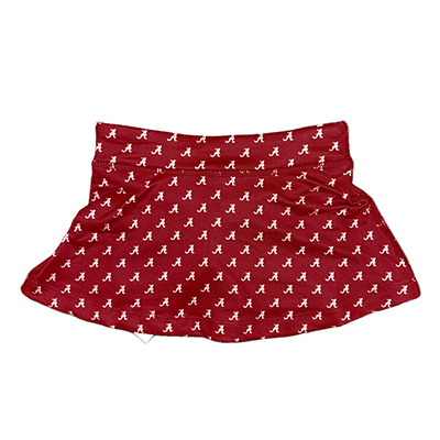 Alabama Script A Toddler Flowy Skort