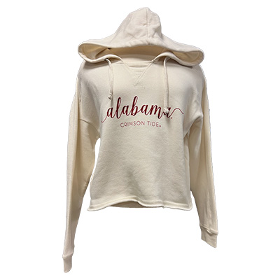 Alabama Script Eloise Fleece Hood