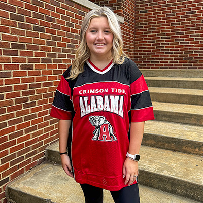 Alabama Grid Iron Glam  Rhinestone V-Neck Football Fashion Dress