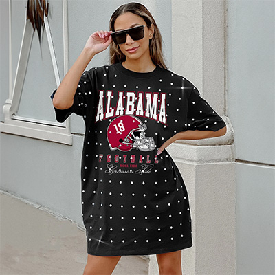 Alabama Game Changing All Over Rhinestone Dress