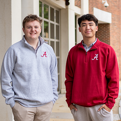 Alabama Script A Essential Benchmark 1/4 Zip Sweat