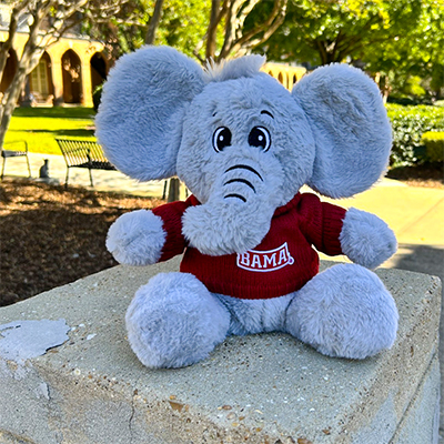 Elliott Elephant With Bama Sweater