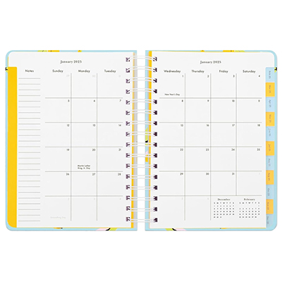 KATE SPADE 2024-2025 17 MONTH LARGE PLANNER - BANANA TOSS
