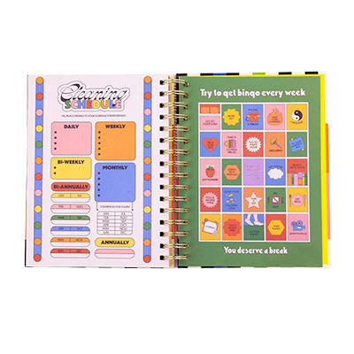 BANDO 2024-2025 MEDIUM 17 MONTH PLANNER - TULIPS BLUE