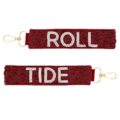 Alabama Sequin Key Loop